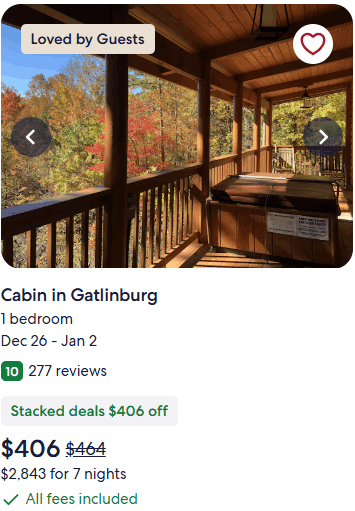 cabin in gatlinburg